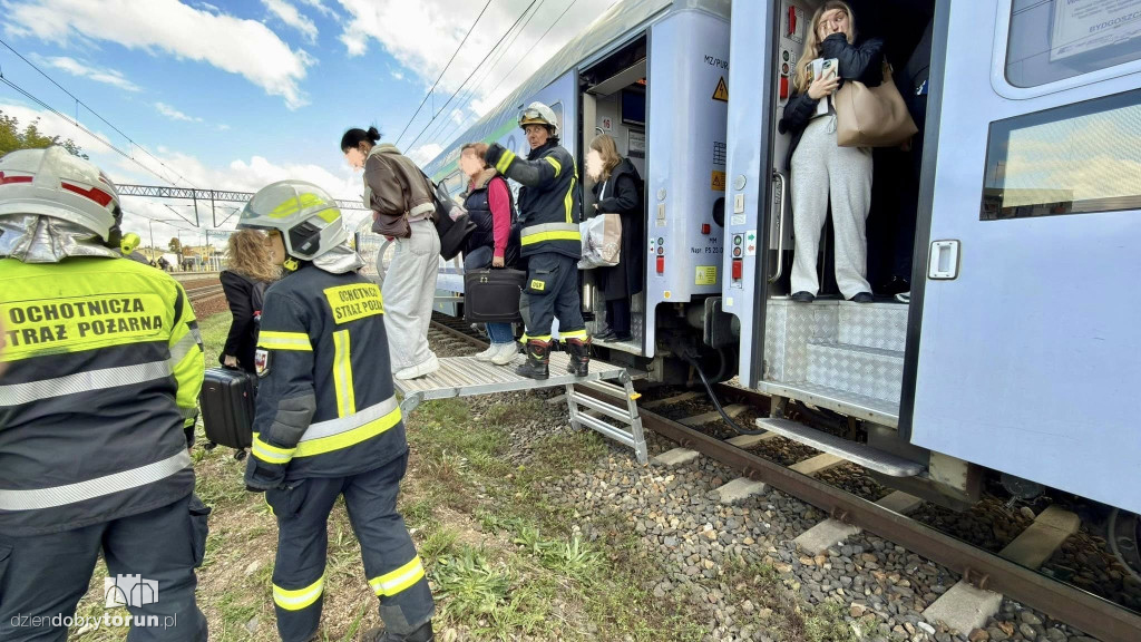 Awaria pociągu pasażerskiego w Solcu Kujawskim