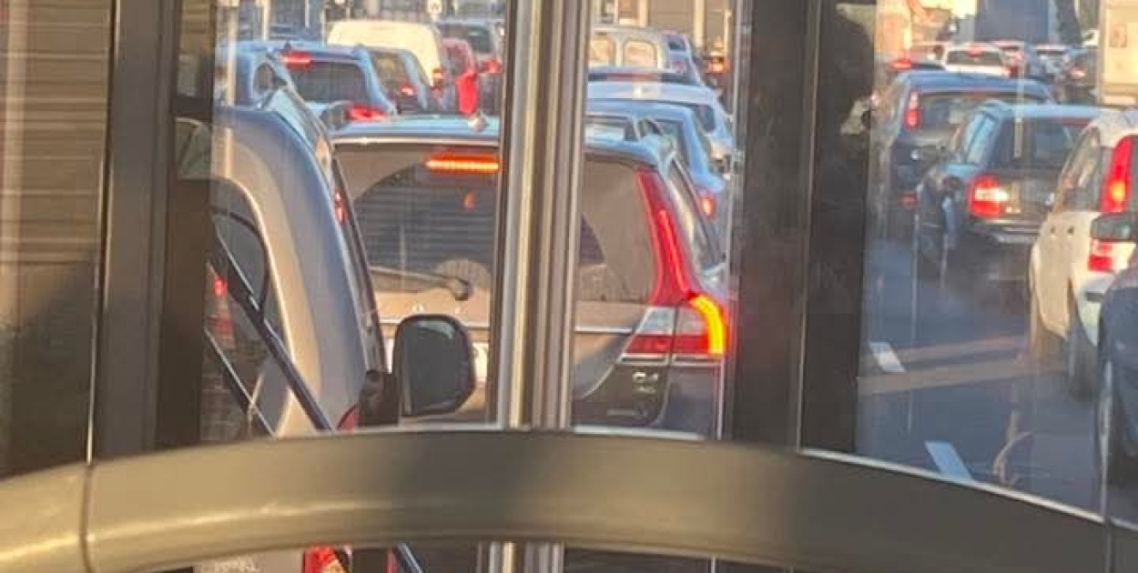 Toruń zablokowany. Ogromne korki