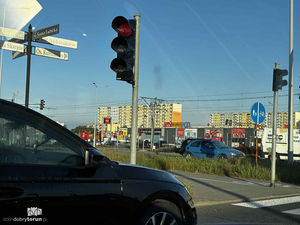 Toruń zablokowany. Ogromne korki