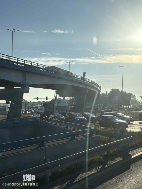 Toruń zablokowany. Ogromne korki