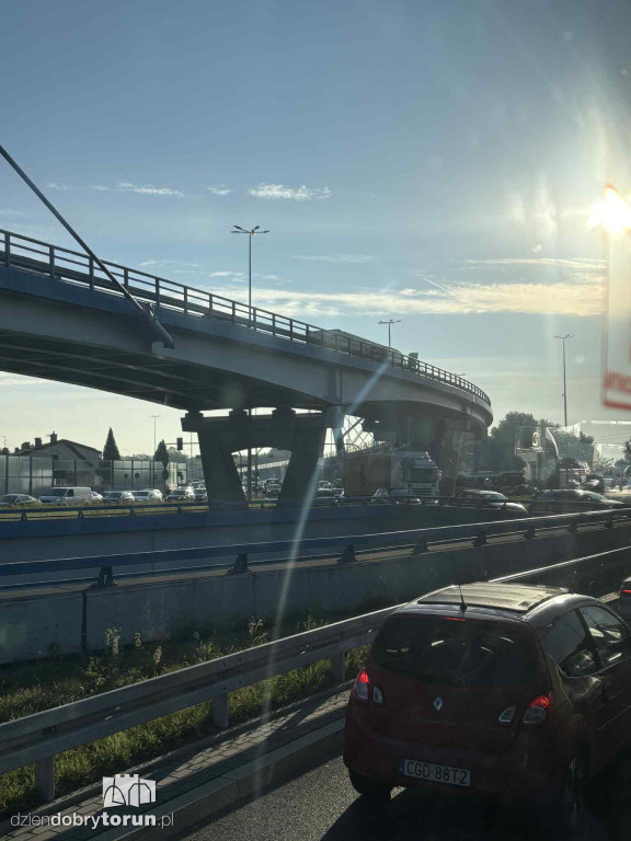 Toruń zablokowany. Ogromne korki