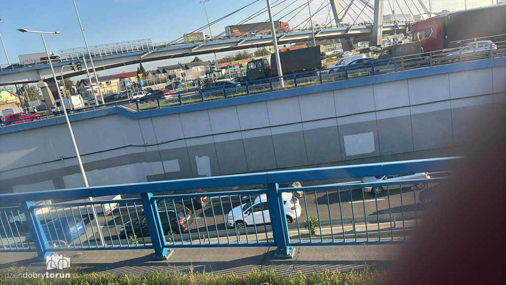 Toruń zablokowany. Ogromne korki