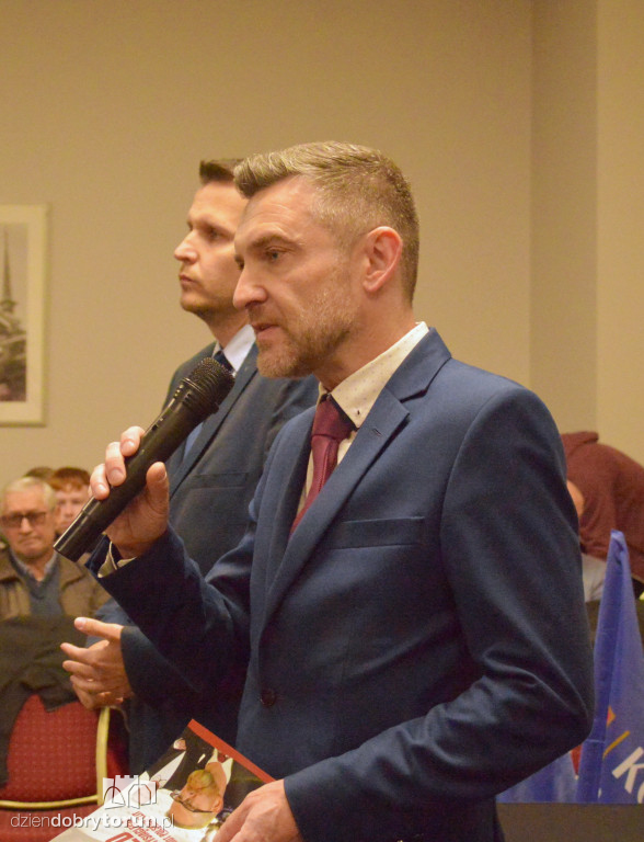 Grzegorz Braun z wizytą w Toruniu