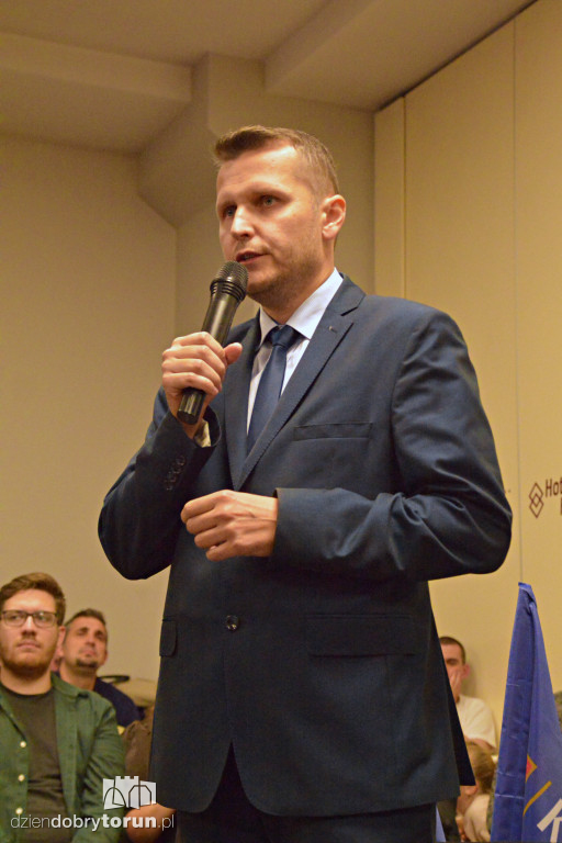 Grzegorz Braun z wizytą w Toruniu