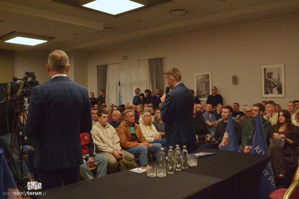 Grzegorz Braun z wizytą w Toruniu