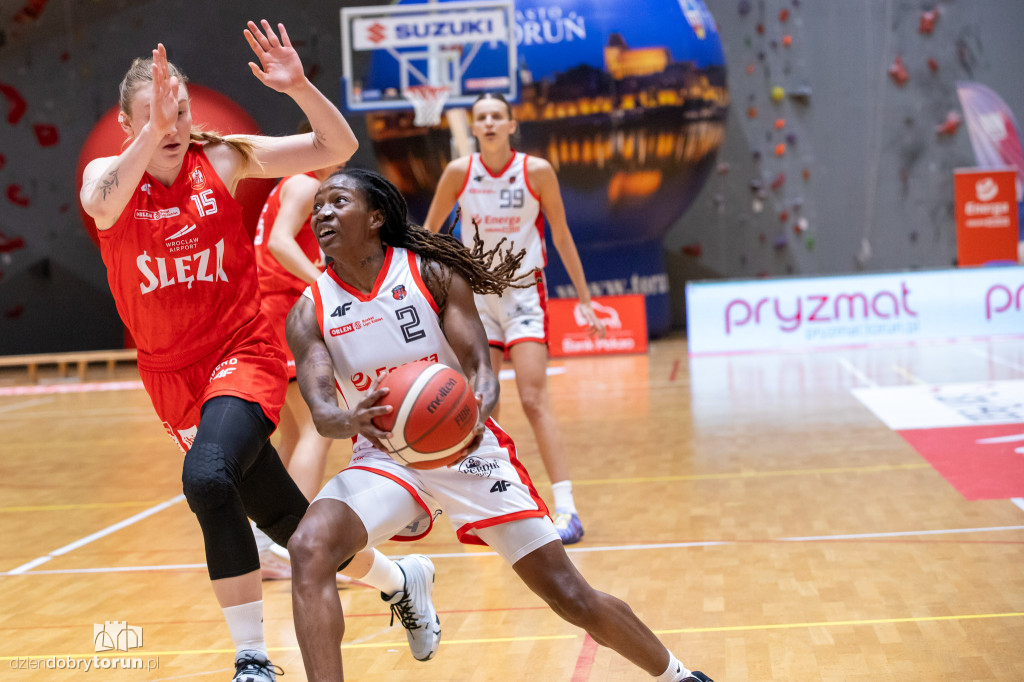 Energa Toruń 60 : 66 1KS Ślęza Wrocław
