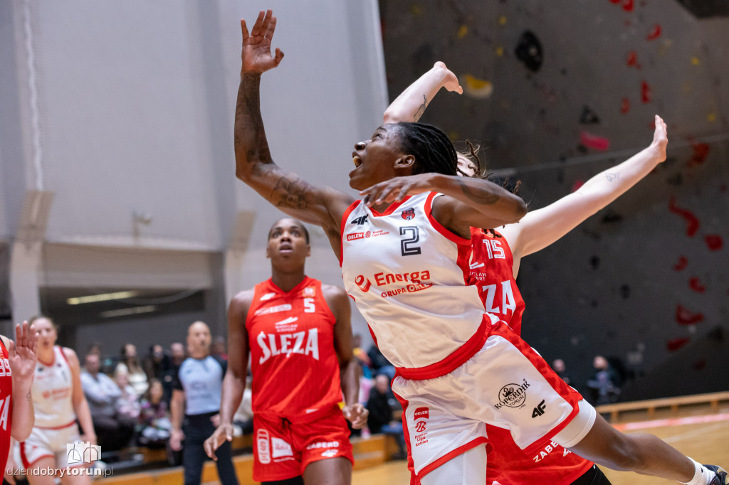 Energa Toruń 60 : 66 1KS Ślęza Wrocław