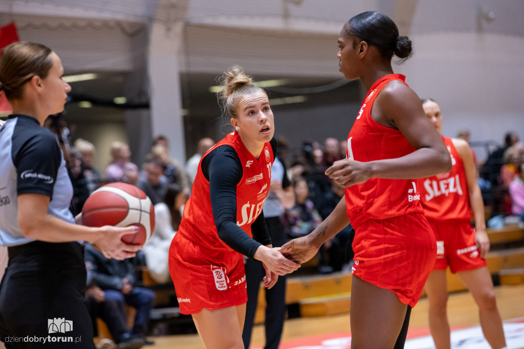 Energa Toruń 60 : 66 1KS Ślęza Wrocław