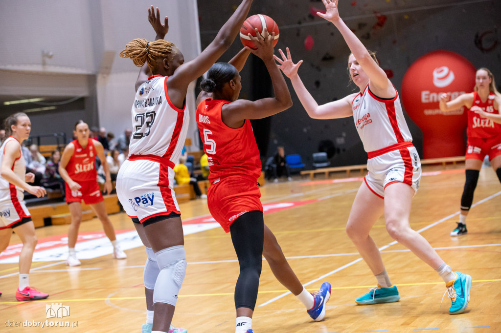Energa Toruń 60 : 66 1KS Ślęza Wrocław