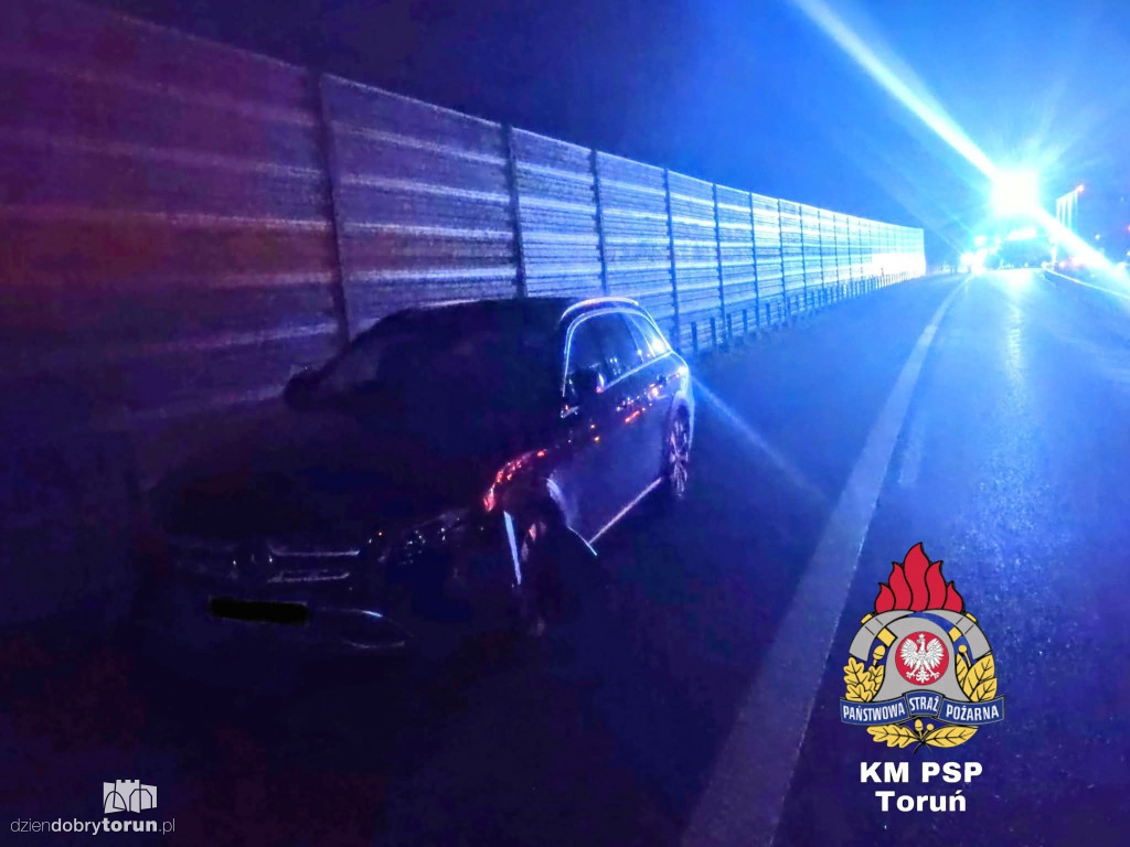 Wypadek na A1 pod Lubiczem