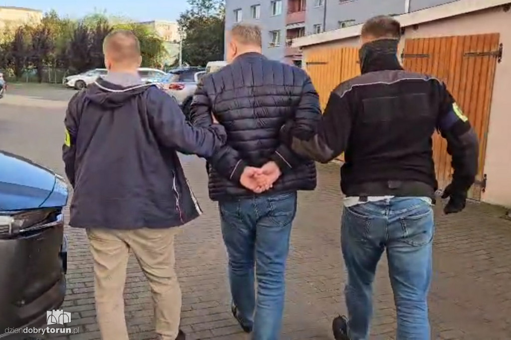 Zatrzymanie 57-latka z kujawsko-pomorskiego