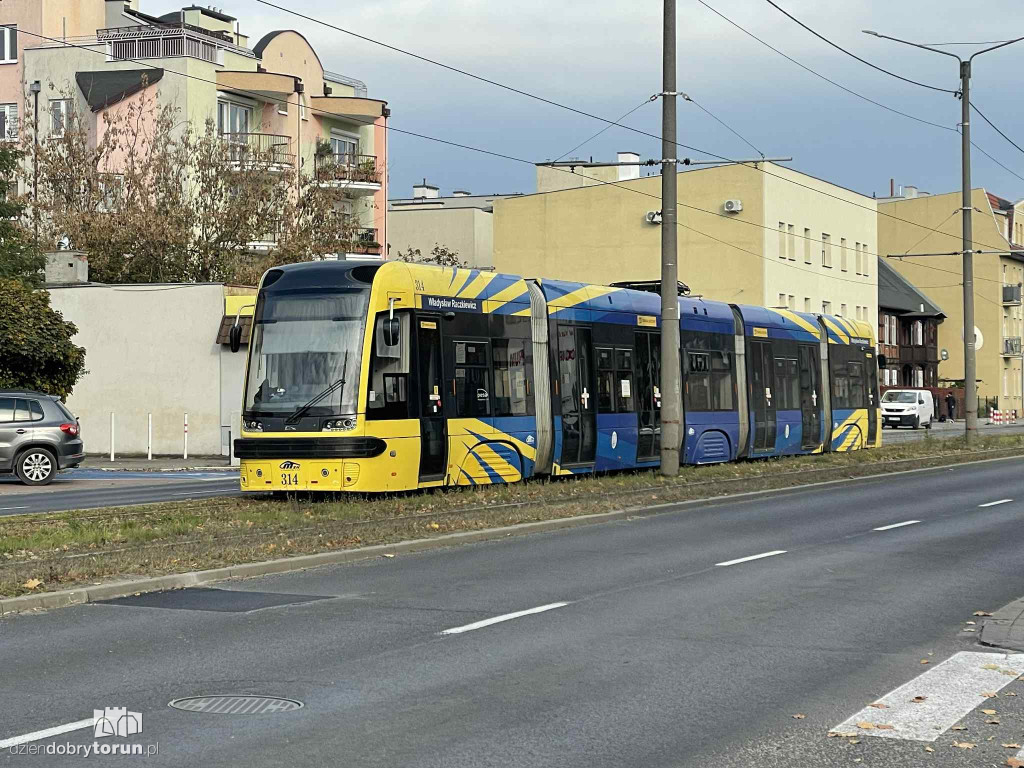 Wykolejenie tramwaju na Lubickiej