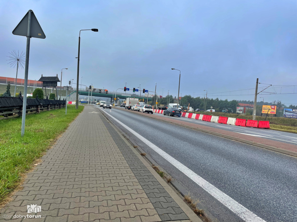 Prace na przejeździe kolejowym na DK91