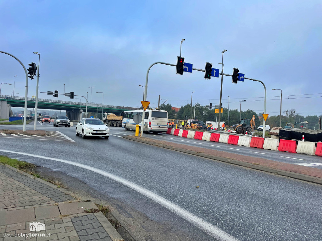 Prace na przejeździe kolejowym na DK91