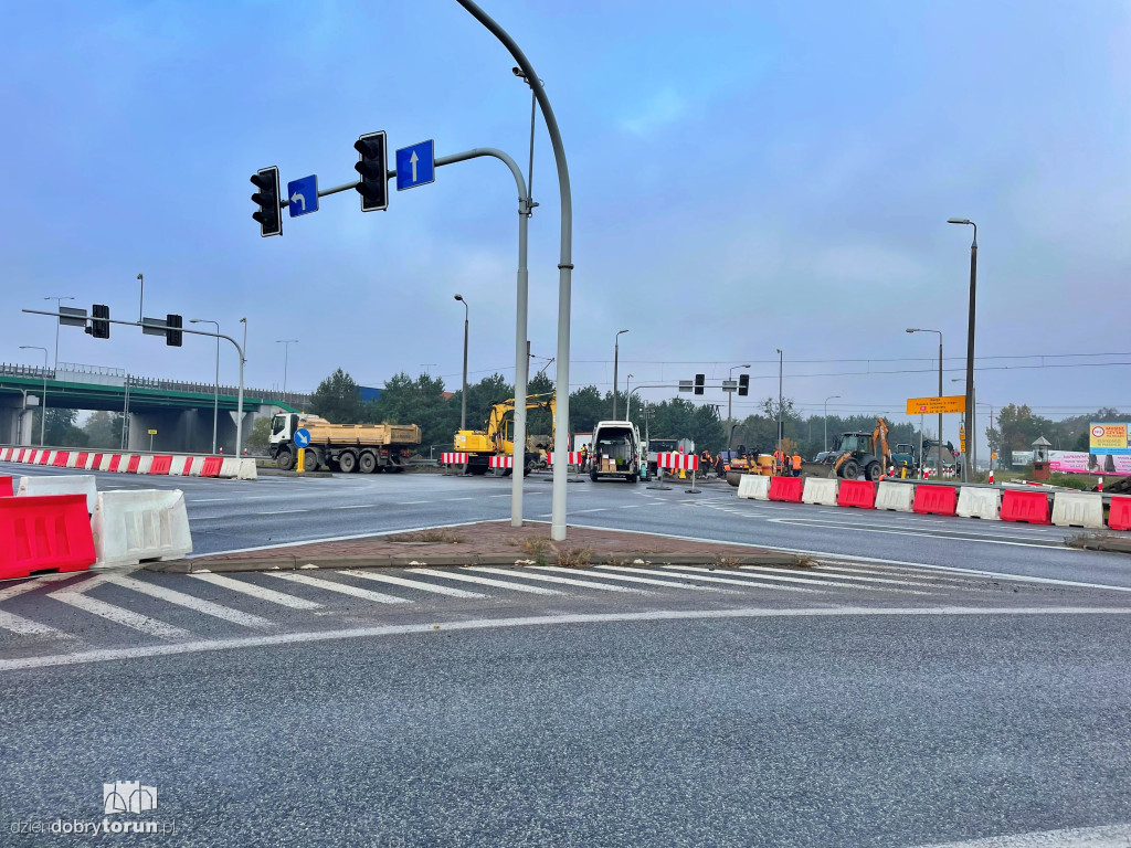 Prace na przejeździe kolejowym na DK91