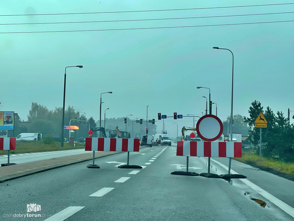Prace na przejeździe kolejowym na DK91