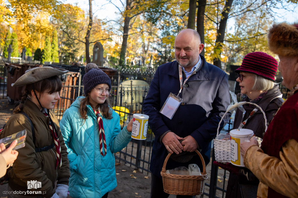 Kwesta na cmentarzu  Ś. Jerzego