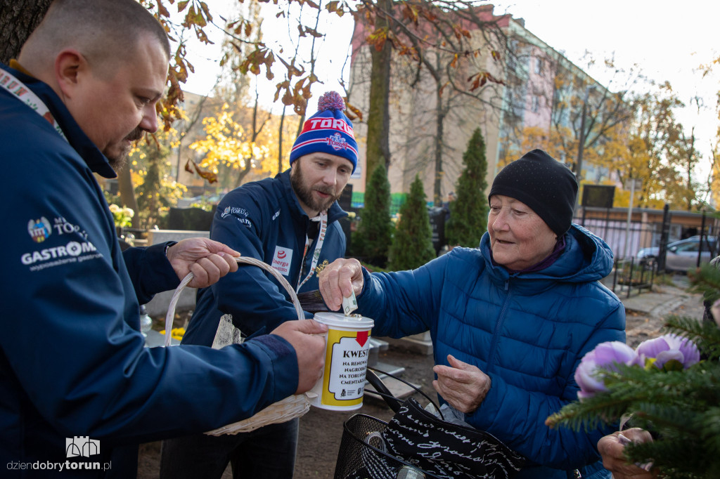 Kwesta na cmentarzu  Ś. Jerzego
