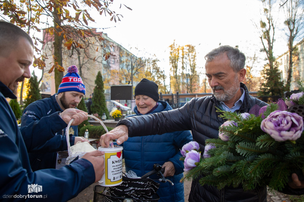 Kwesta na cmentarzu  Ś. Jerzego