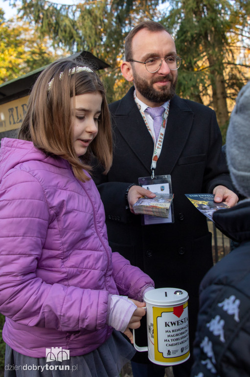 Kwesta na cmentarzu  Ś. Jerzego