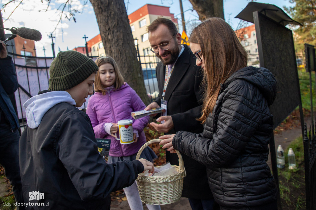 Kwesta na cmentarzu  Ś. Jerzego