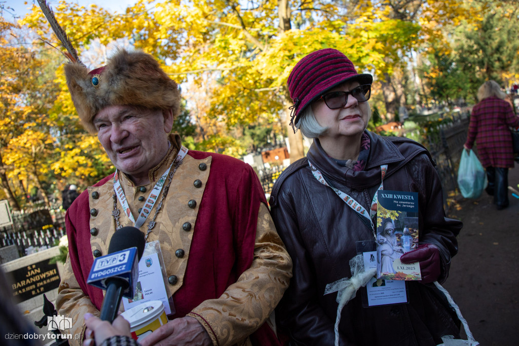 Kwesta na cmentarzu  Ś. Jerzego