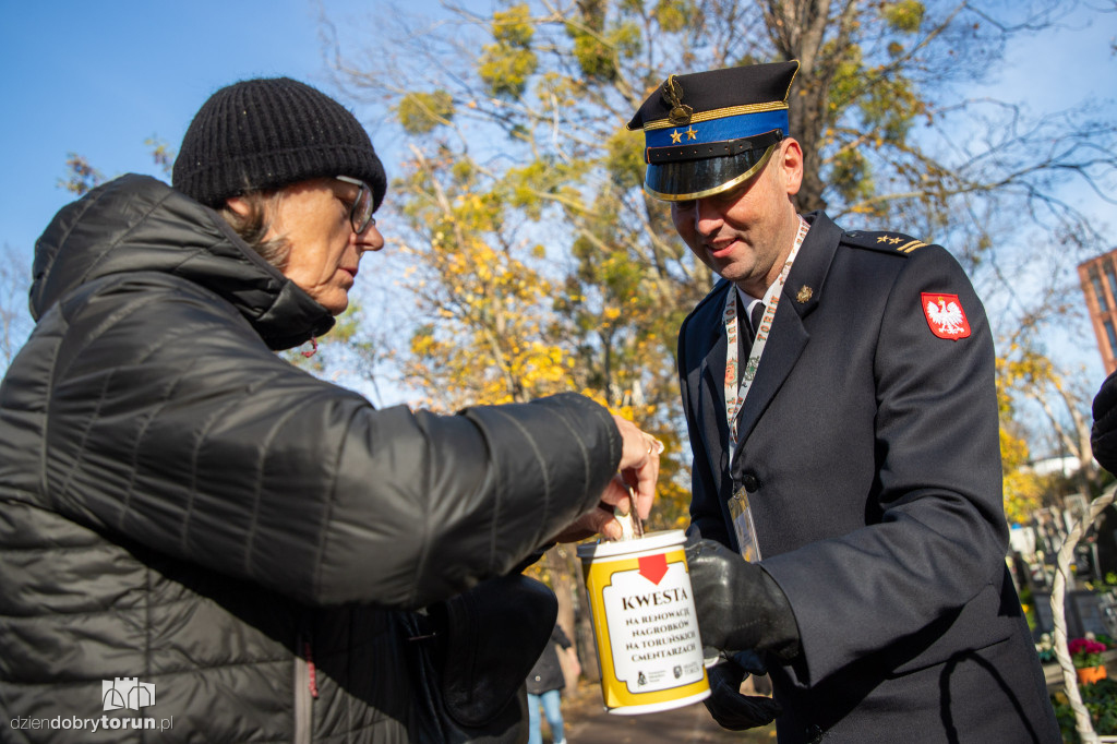 Kwesta na cmentarzu  Ś. Jerzego