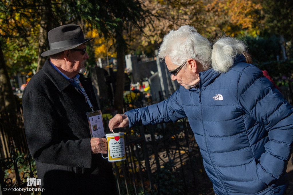 Kwesta na cmentarzu  Ś. Jerzego
