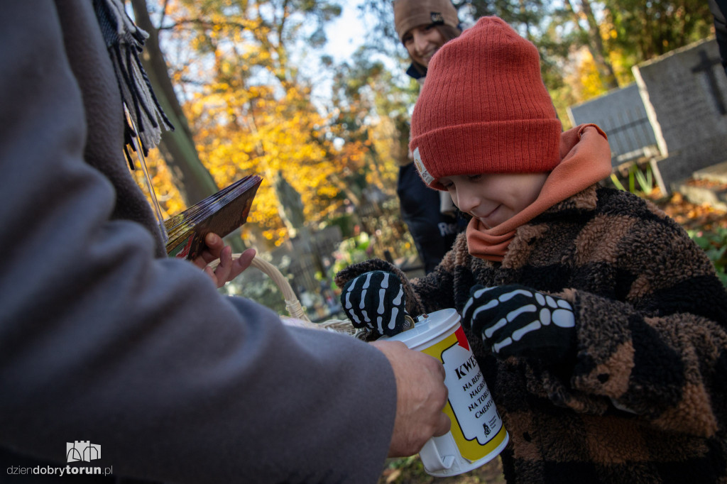 Kwesta na cmentarzu  Ś. Jerzego