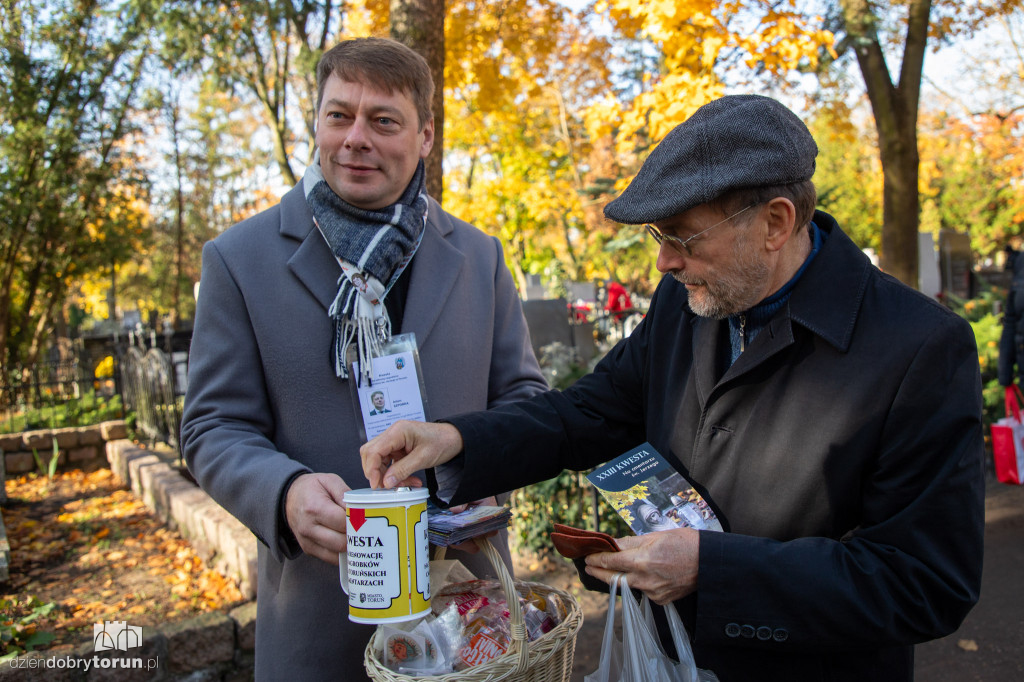 Kwesta na cmentarzu  Ś. Jerzego