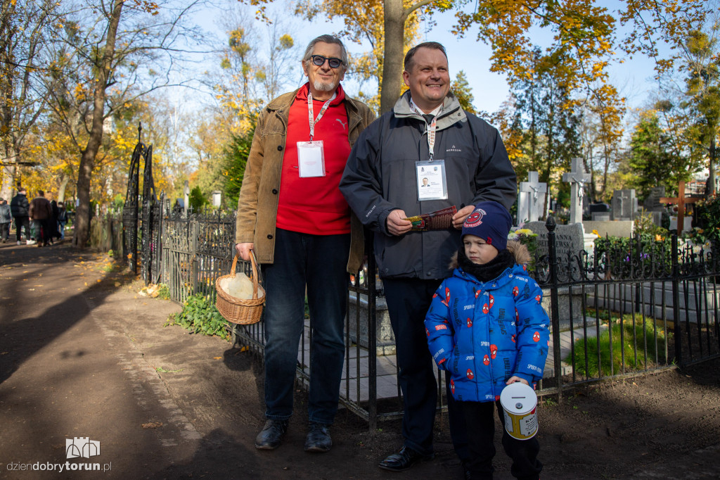 Kwesta na cmentarzu  Ś. Jerzego