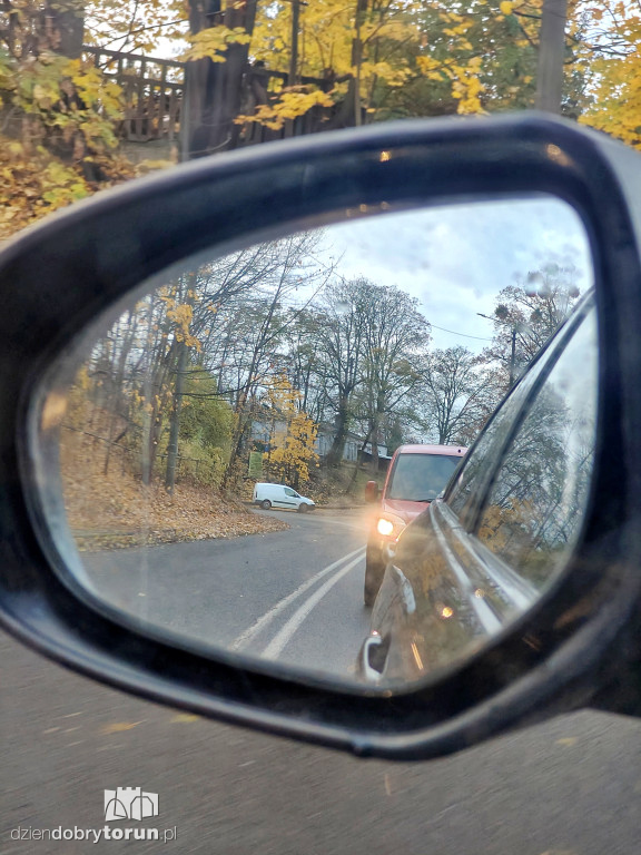 Korki na lewobrzeżu w Toruniu