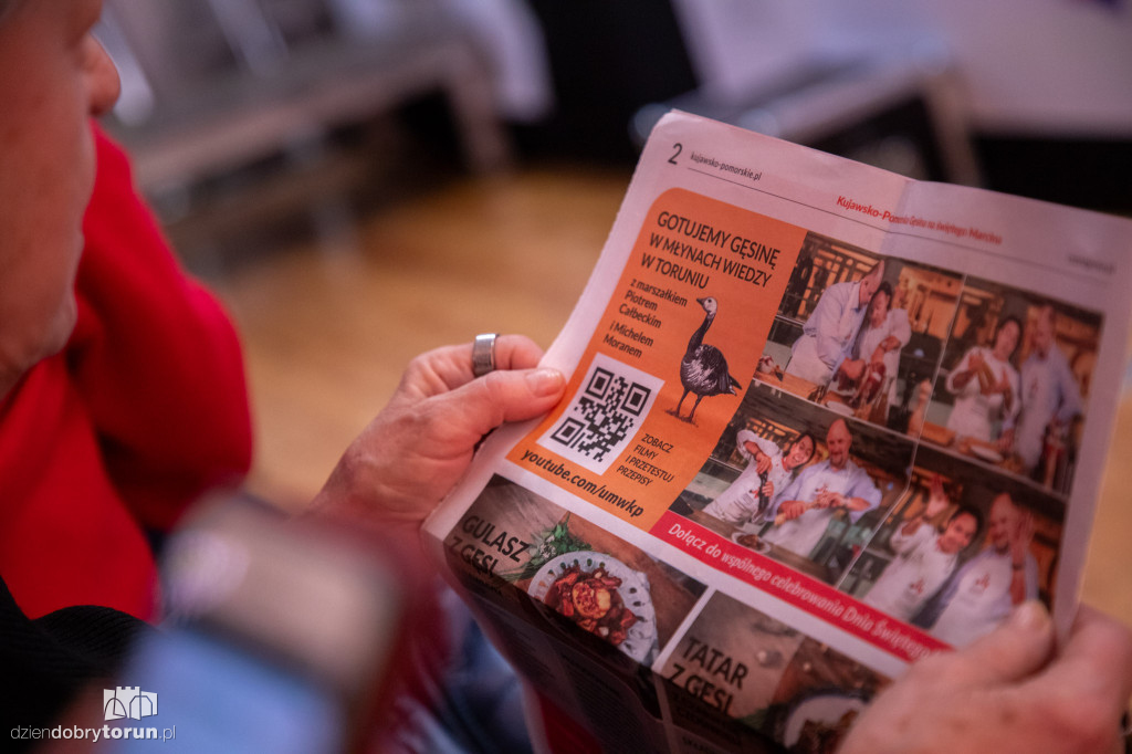 Michel Moran na festiwalu gęsiny w Przysieku