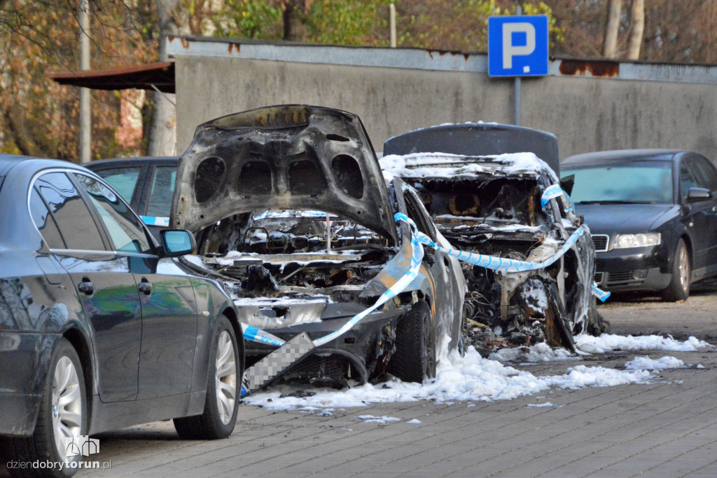 Pożar na ul. Chrobrego w Toruniu