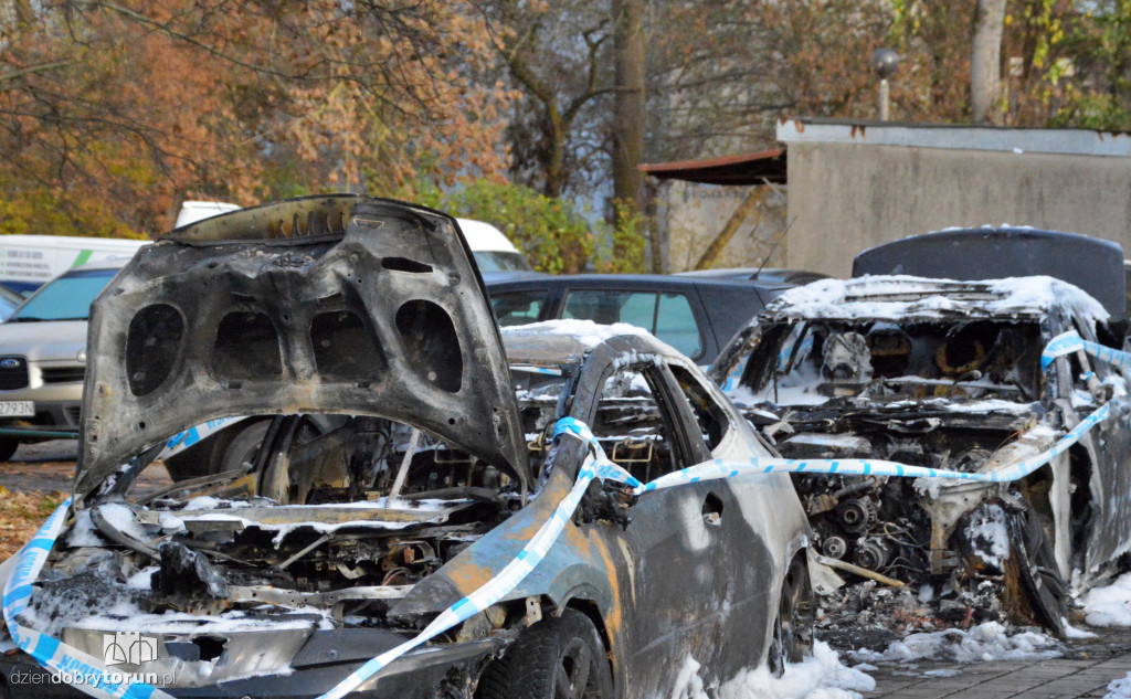 Pożar na ul. Chrobrego w Toruniu