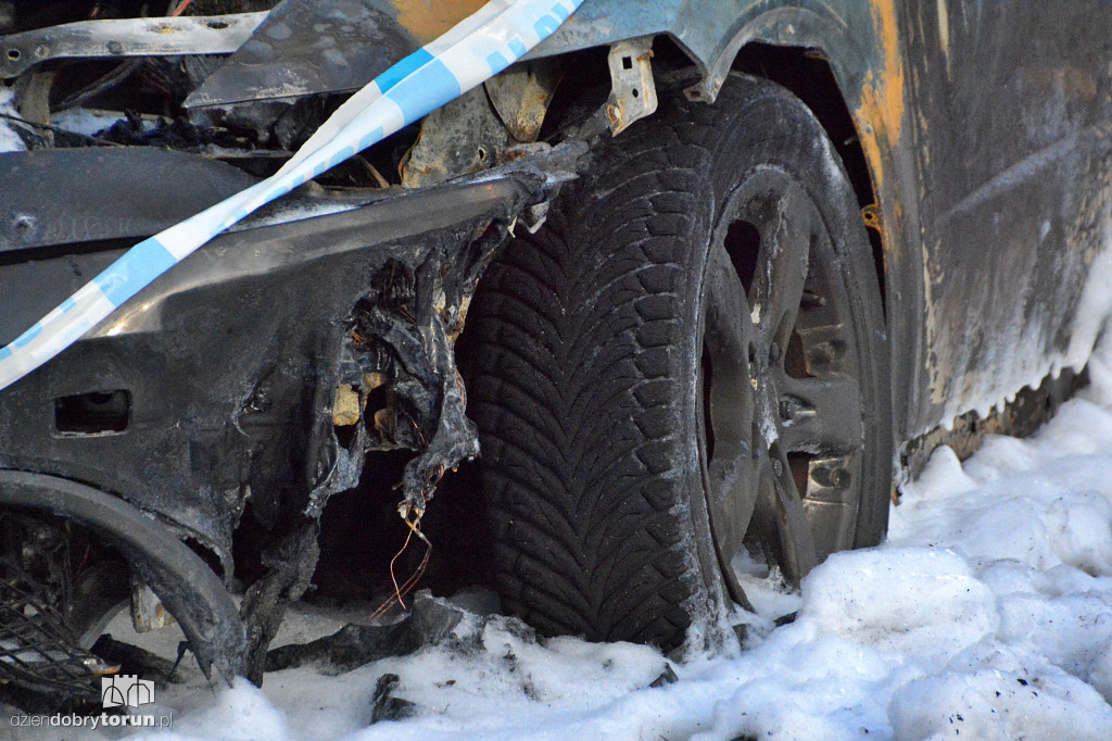 Pożar na ul. Chrobrego w Toruniu
