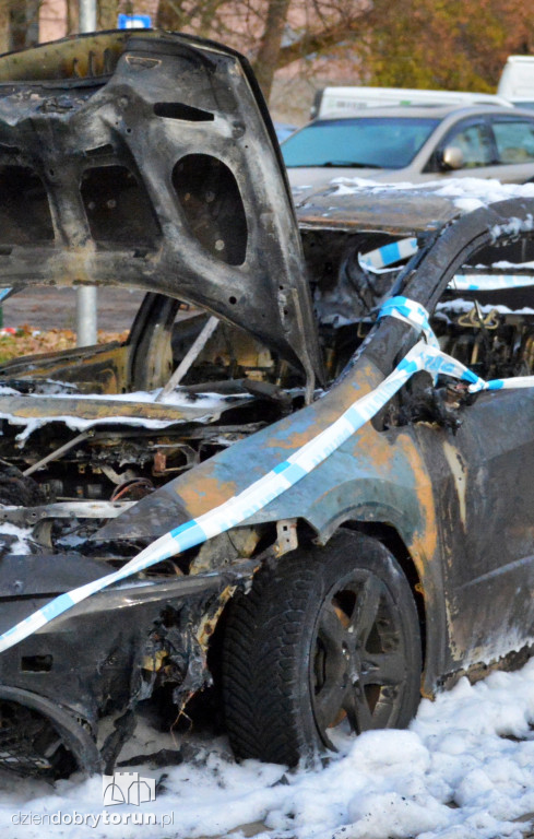 Pożar na ul. Chrobrego w Toruniu