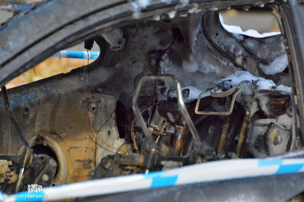 Pożar na ul. Chrobrego w Toruniu