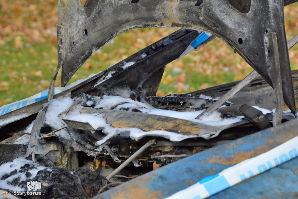 Pożar na ul. Chrobrego w Toruniu
