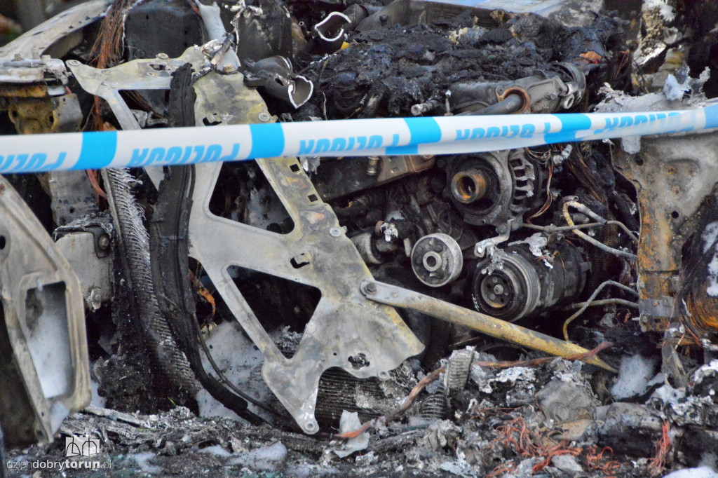 Pożar na ul. Chrobrego w Toruniu