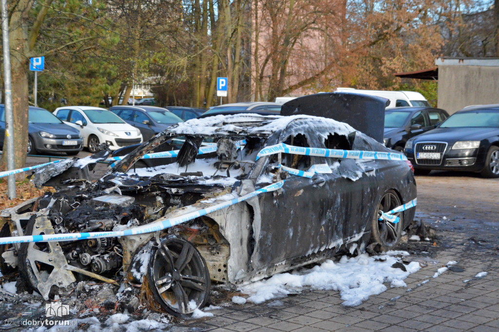 Pożar na ul. Chrobrego w Toruniu