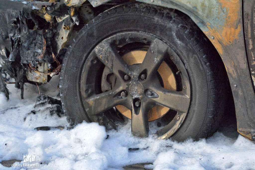 Pożar na ul. Chrobrego w Toruniu
