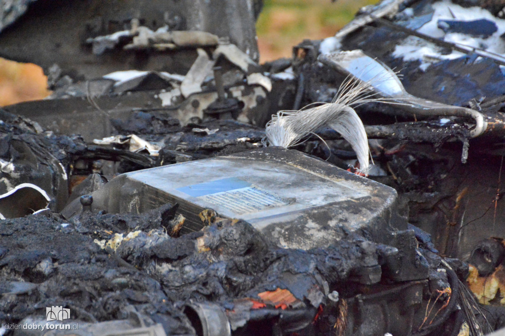 Pożar na ul. Chrobrego w Toruniu
