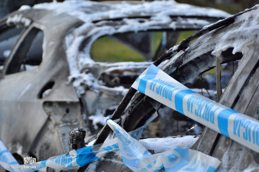 Pożar na ul. Chrobrego w Toruniu