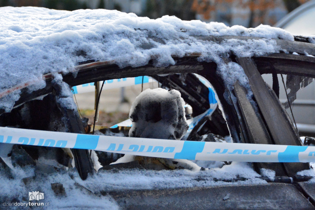 Pożar na ul. Chrobrego w Toruniu