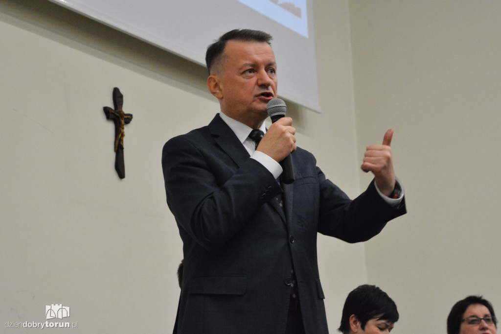Mariusz Błaszczak w Toruniu