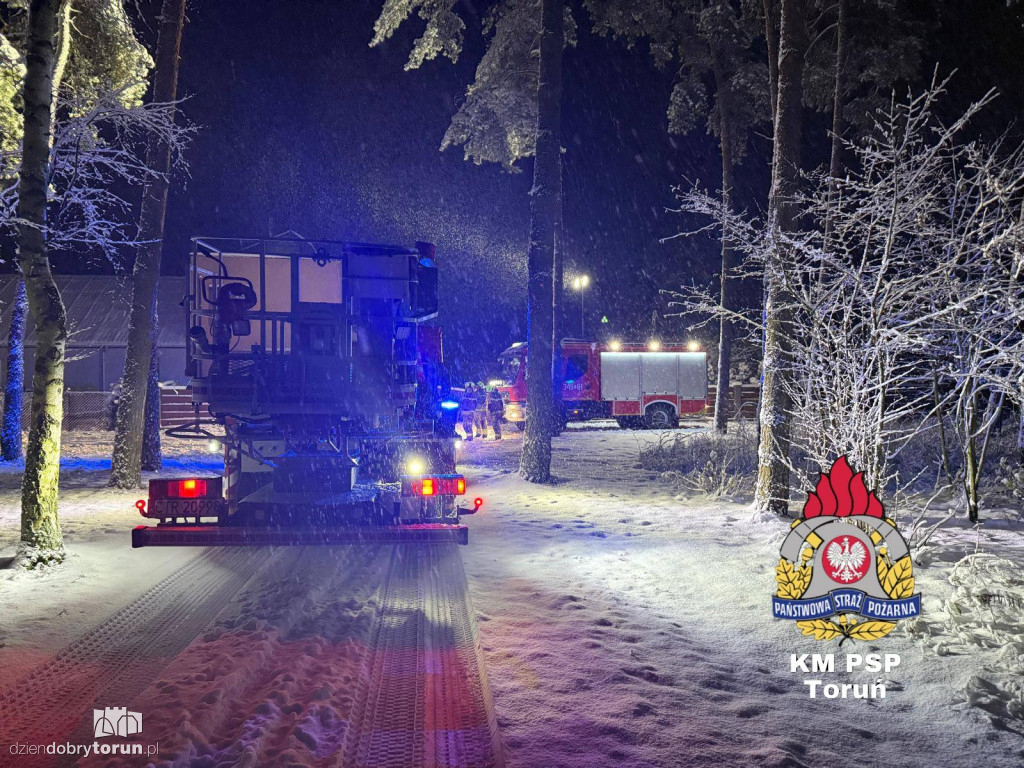 80 interwencji w Toruniu. Mokry śnieg siał spustoszenie