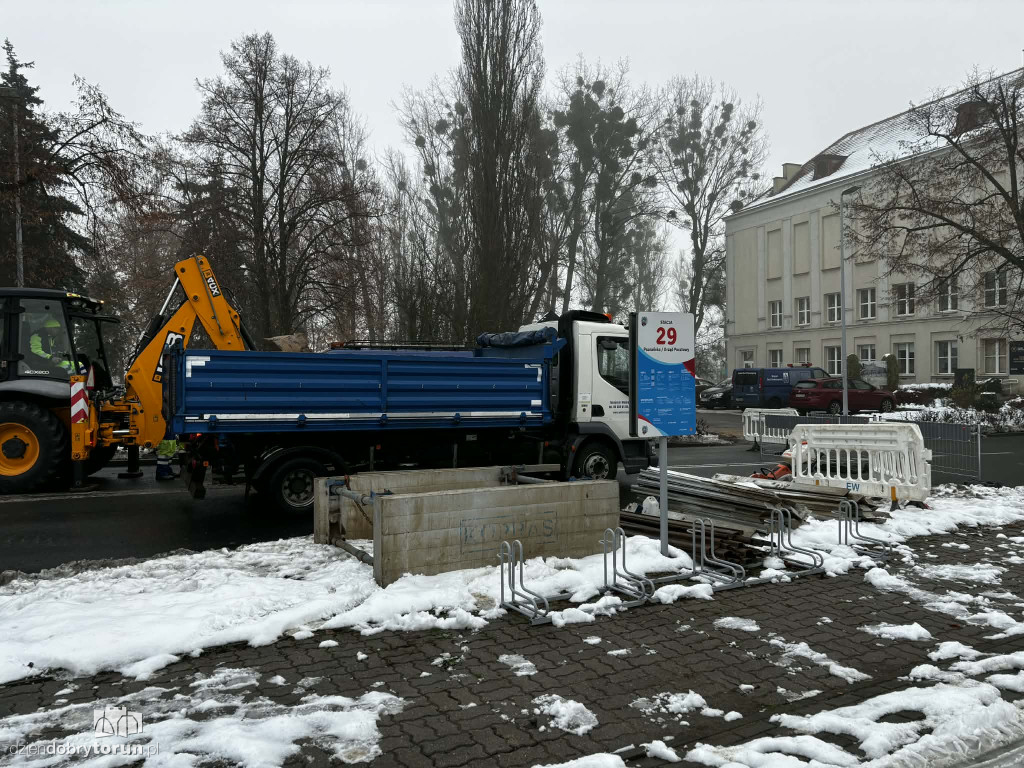 Naprawa wodociągu na Poznańskiej