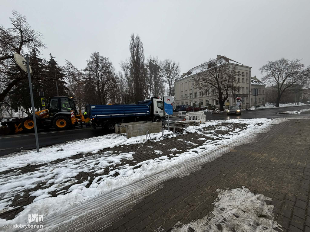 Naprawa wodociągu na Poznańskiej