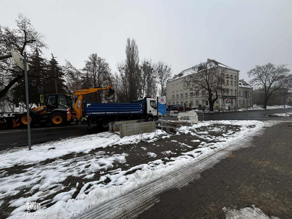 Naprawa wodociągu na Poznańskiej